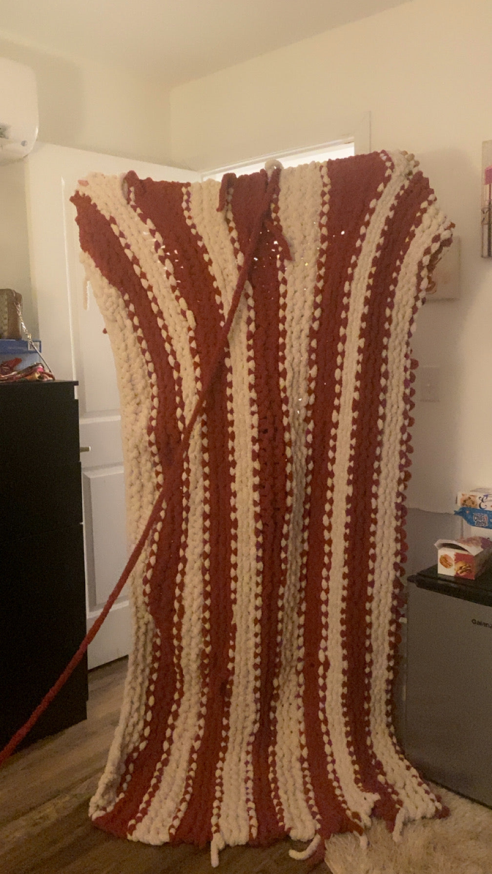 Knitting merch.